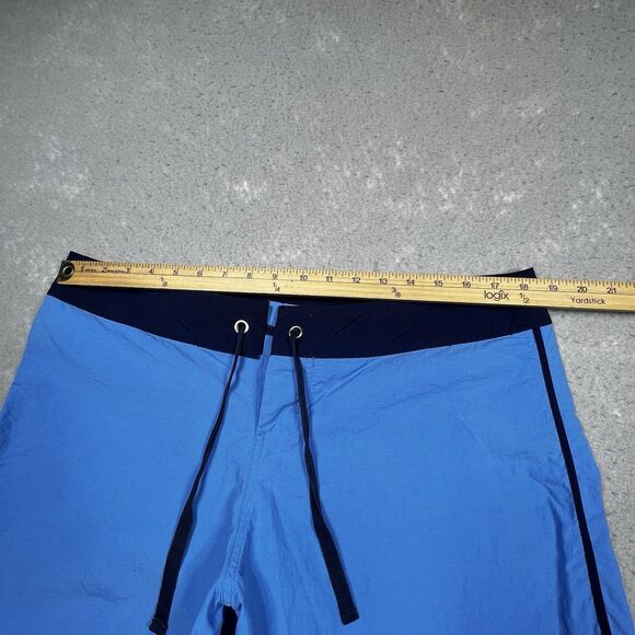 Tommy Bahama Swim Trunks Mens Large Blue Pockets Drawstring 5.5 Inseam No Liner - Picture 5 of 10